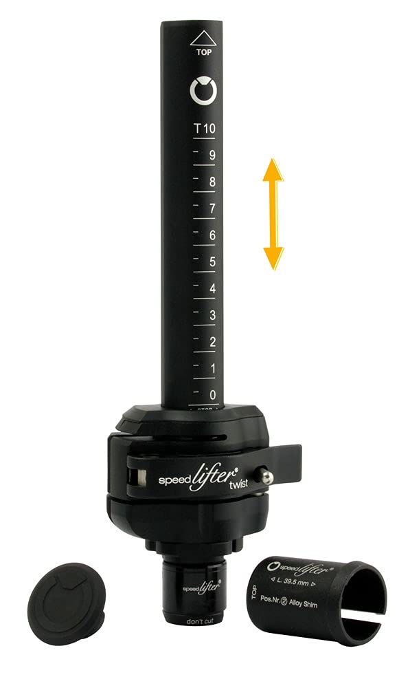 By.Schulz Unisex-Adult Twist T8 Speedlifter, Black, 1 1/8" / 25.4mm