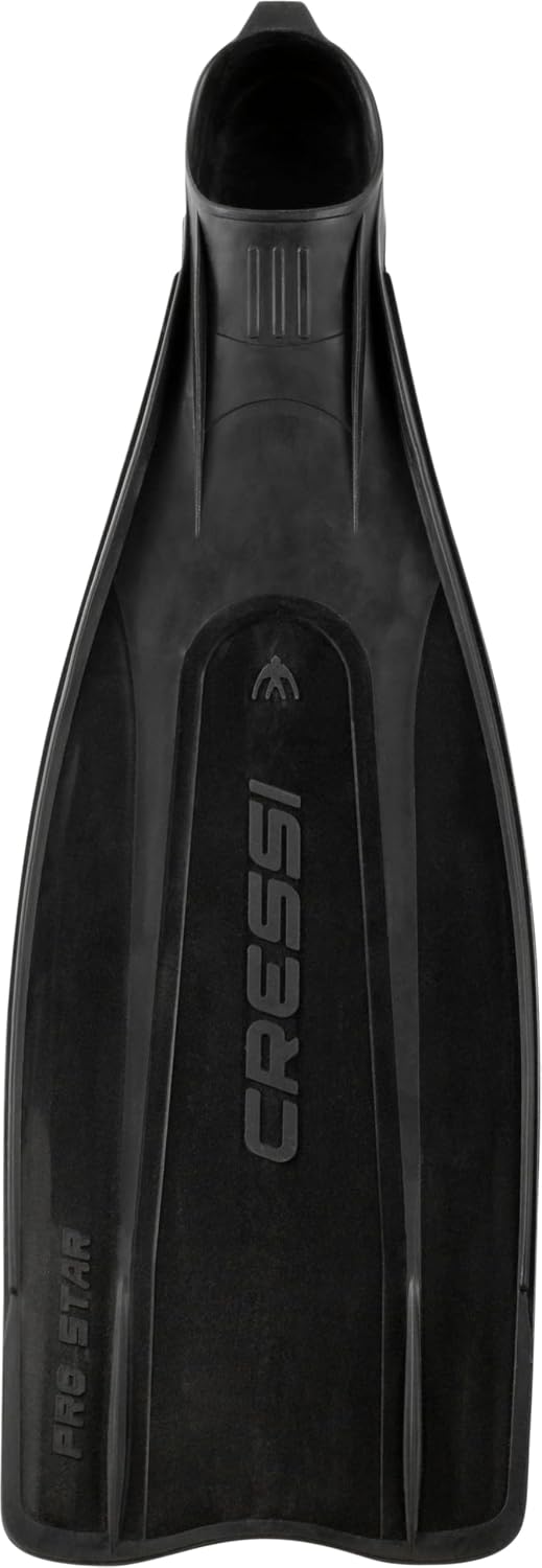 Cressi Prostar, Premium Flossen Herren und Damen - Made in Italy 45/46 Schwarz, 45/46 Schwarz