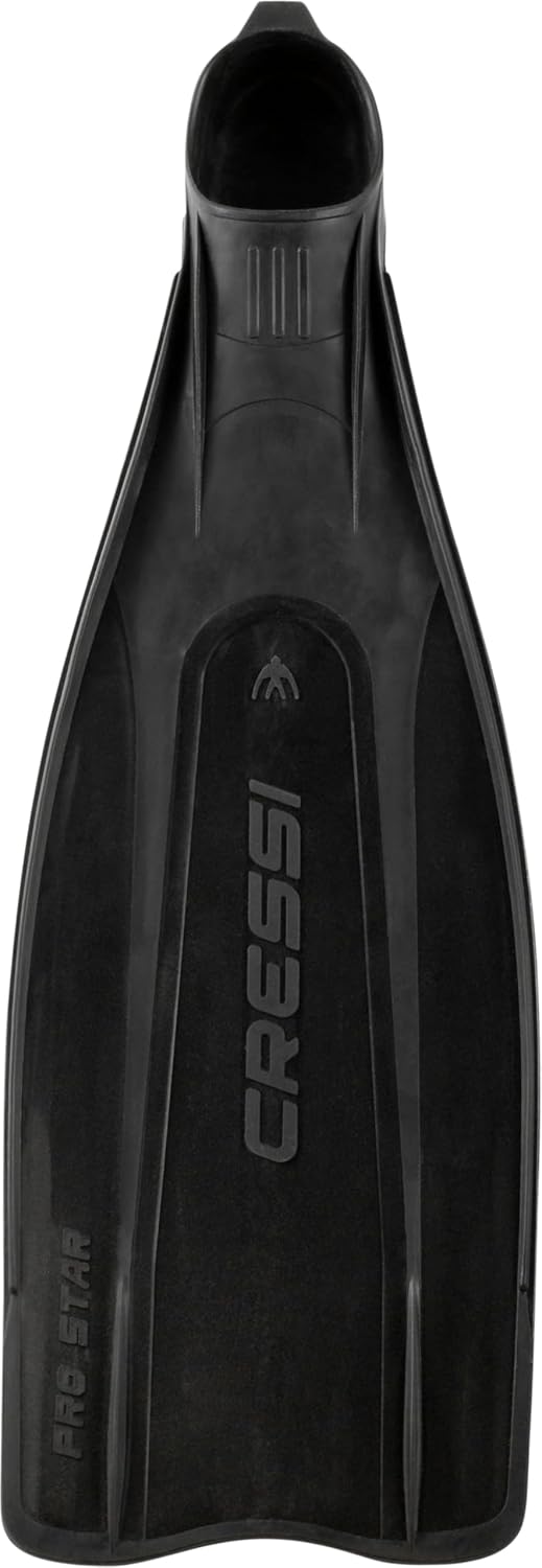 Cressi Prostar, Premium Flossen Herren und Damen - Made in Italy 45/46 Schwarz, 45/46 Schwarz