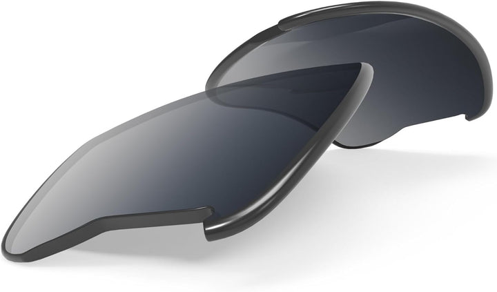 BlazerBuck Anti-salz Polarisierte Ersatzgläser für Oakley Flak Jacket XLJ - Grauer Farbverlauf