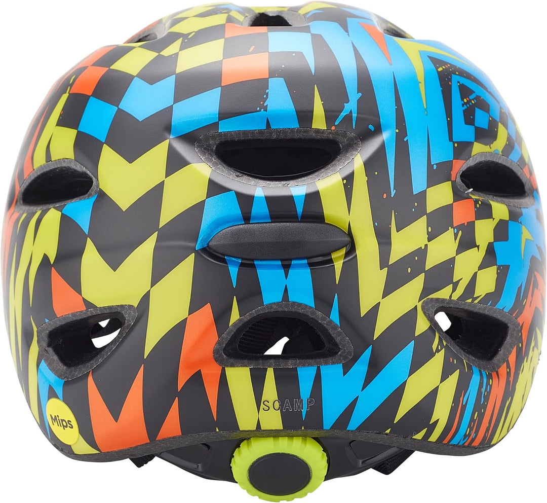 Giro Scamp Kinder Fahrrad Helm matt schwarz/orange 2022 XS, XS