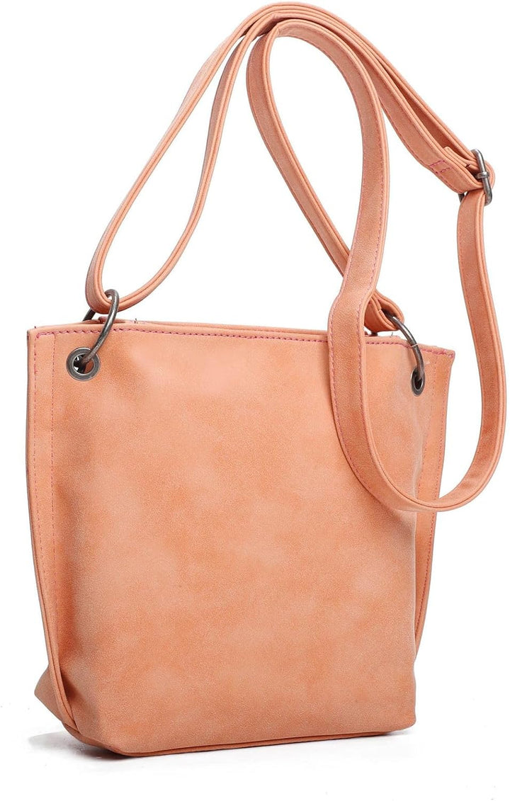 Fritzi aus Preussen Damen Fritzi 03 Cross Umhängetasche Peach Party, Peach Party