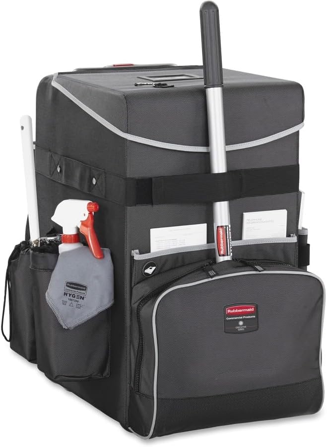 Rubbermaid Commercial Products 1902465 Executive Quick Cart Caddy für Reinigungs- und Hausmeisterdie