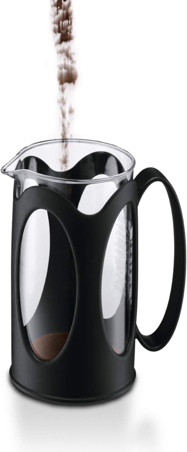 Bodum 10682-01 kenya Kaffeebereiter (French Press System, Permanent Edelstahl-Filter, 0,35 liters) s