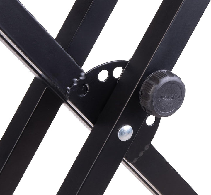 auvisio Zubehör zu Keyboard-Piano-Pedal: E-Piano-Ständer, höhenverstellbar von 30-95 cm, Auflage-Tie
