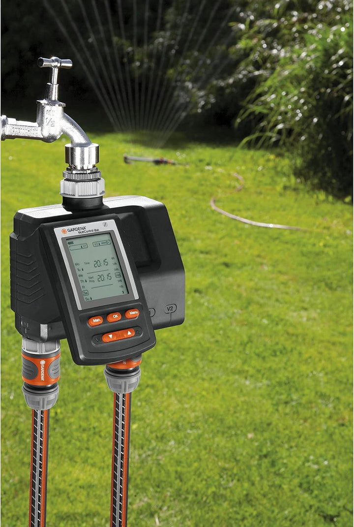Computer per Irrigazione Gardena Multicontrol Duo: Controllo Automatico D'Irrigazione, Programmabile