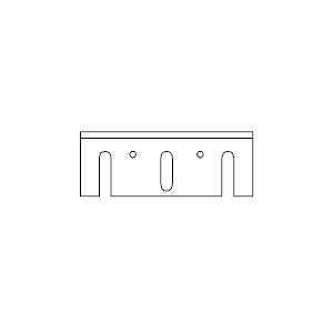 2 Stück Hobelmesser Skil 82mm x 29mm x 3mm Typ: 96H