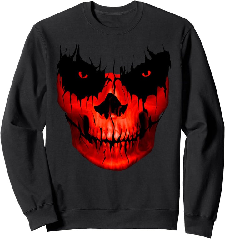 Totenkopf Skull Schwarz Düster Grusel Skulls Sweatshirt
