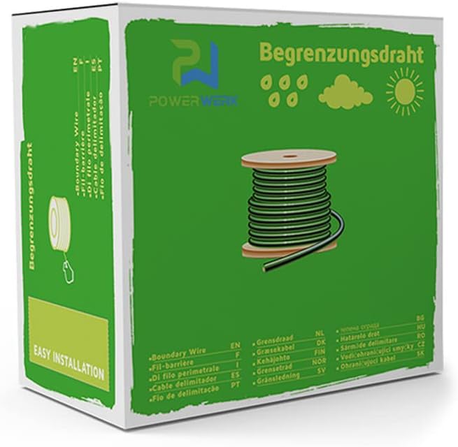 PowerWERK® 800m Begrenzungskabel für Mähroboter Rasenmäher Rasenroboter Zubehör SET Begrenzungsdraht
