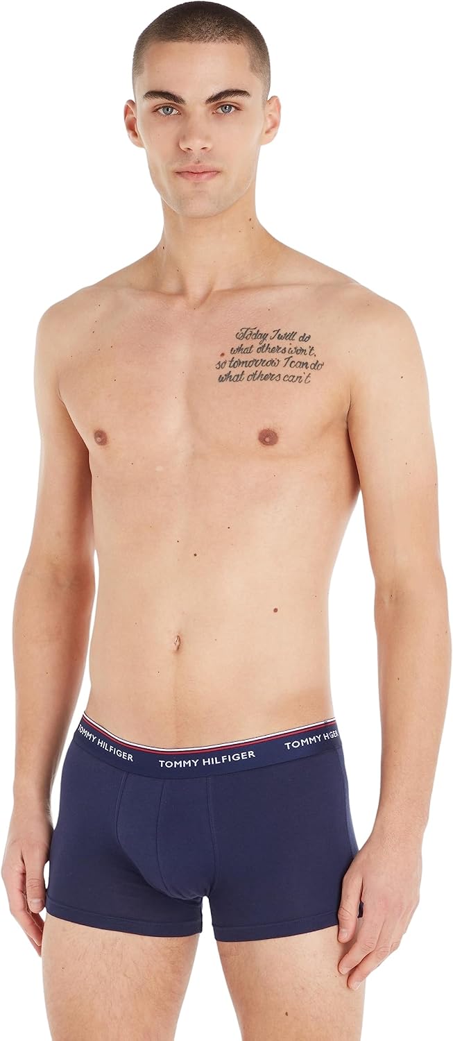 Tommy Hilfiger Herren Boxershorts (3er Pack) S Mehrfarbig (Multi / Peacoat), S Mehrfarbig (Multi / P
