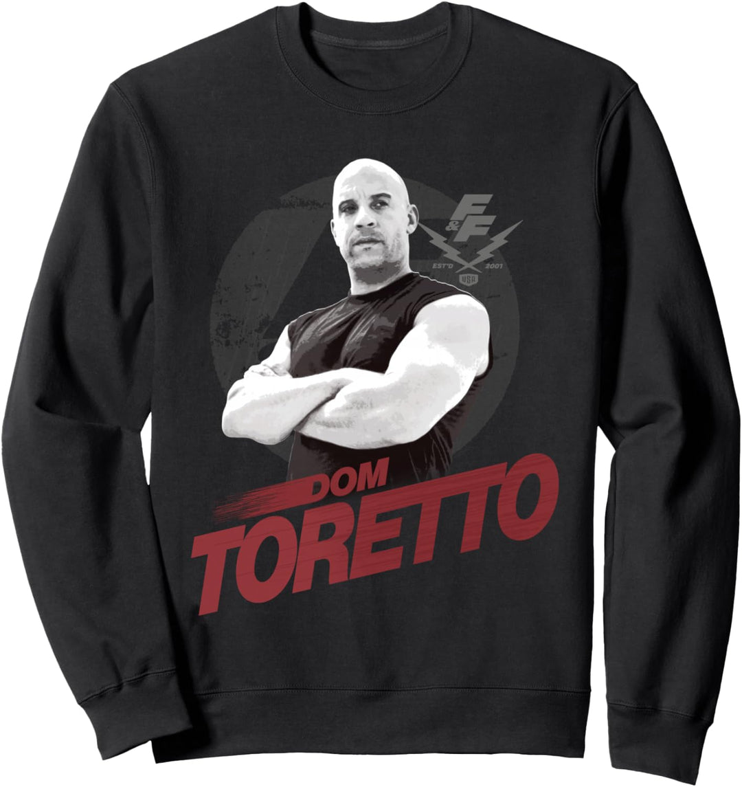 Fast & Furious Dom Toretto Gray Hue Portrait Sweatshirt