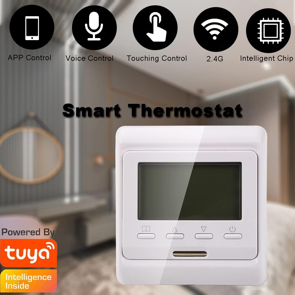 MINCO Home Programmable Tuya Smart WiFi Thermostat Electric Heating Warm Floor Temperature Controlle