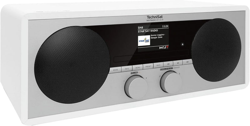 TechniSat DIGITRADIO 451 CD IR - Digital-, Internetradio mit CD-Player (DAB+, UKW, Stereo, AUXin, Bl