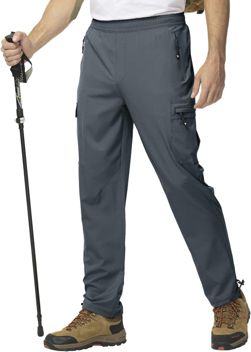 donhobo Herren Wanderhose Outdoorhose Leichte Schnell Trocknende Atmungsaktiv Sommer Campinghose Tre