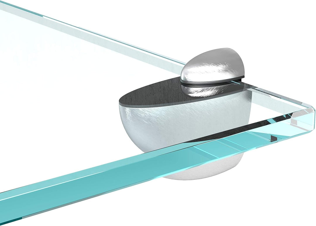 bijon Glasregal Glasablage Wandregal Glas Bad-Regal Glas Badezimmer Regal Badablage Ablageregal - 8m