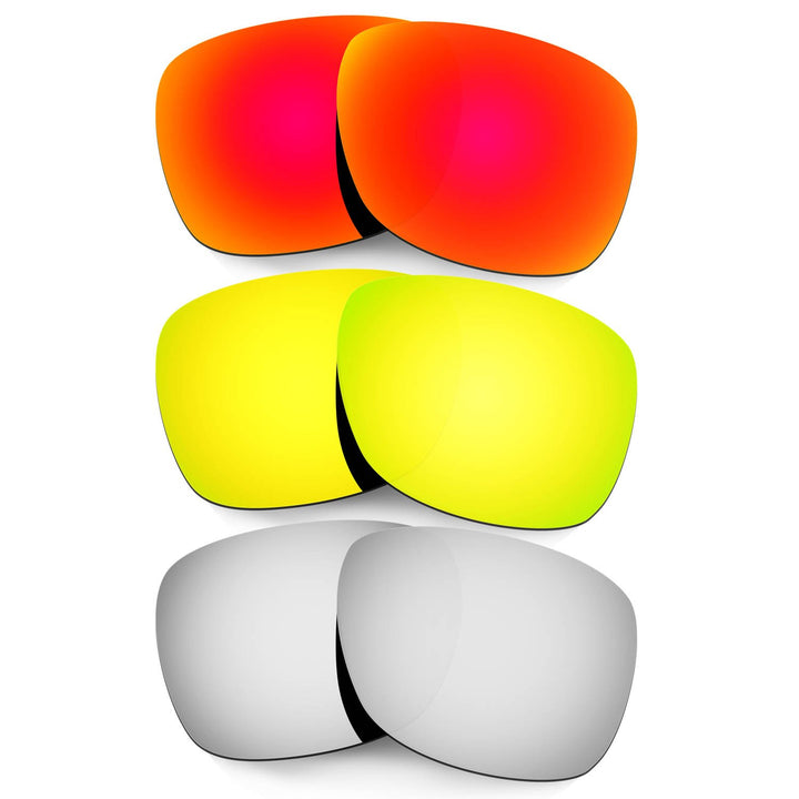 HKUCO Plus Mens Replacement Lenses For Oakley Catalyst - 3 pair