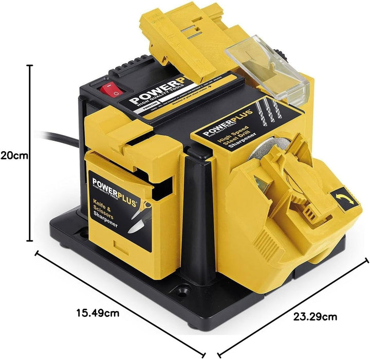 POWERPLUS POWX1350 - Afiladora multifunciones 96 w
