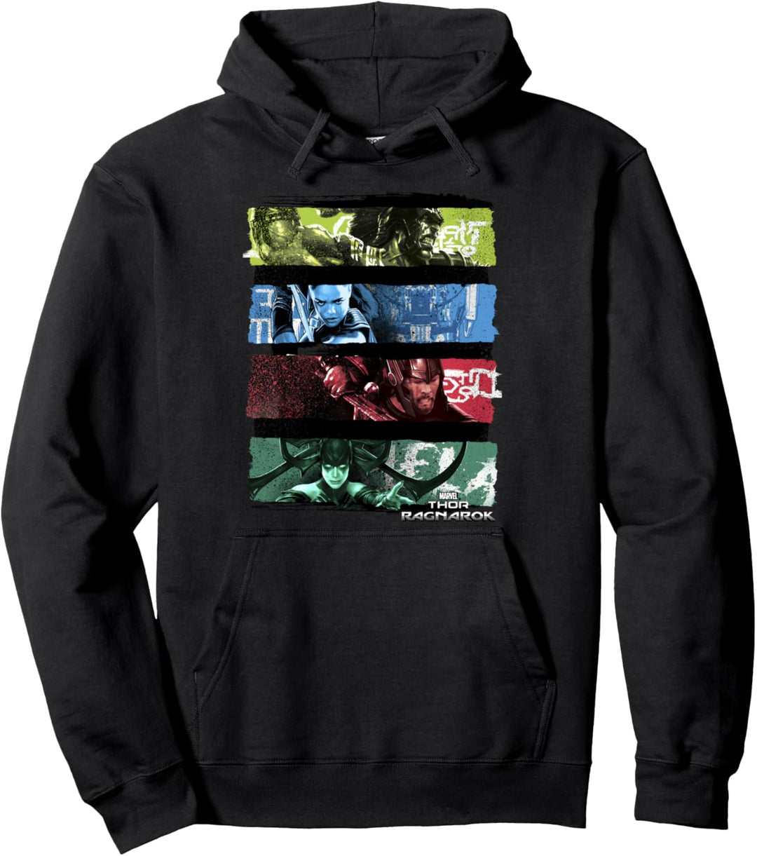Marvel Thor: Ragnarok Character Panels Pullover Hoodie