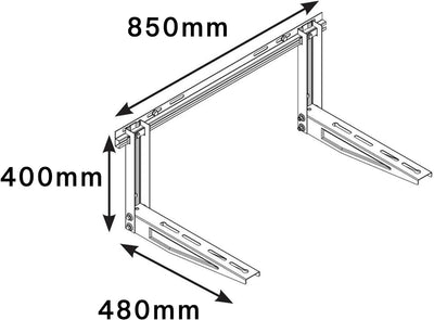 Fischer Klima Top Klima Klima Klima Klima Top Regale für Ausseneinheiten, Wand- und Bodenkonditionie