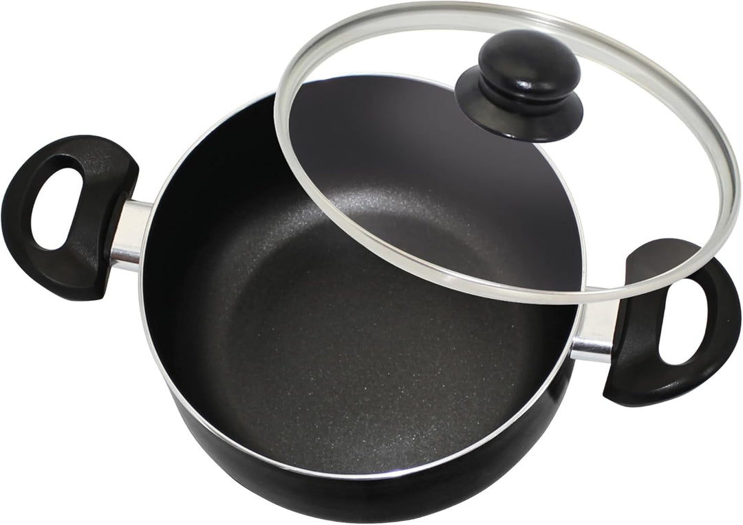 Topfset Metis 4 teilig, hochwertiges Aluminium, ELODUR® Edition Antihaftversiegelung, backofenfest u