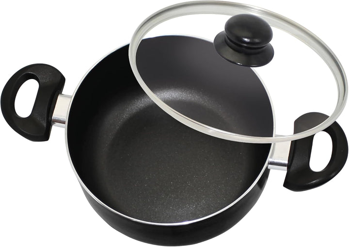 Topfset Metis 4 teilig, hochwertiges Aluminium, ELODUR® Edition Antihaftversiegelung, backofenfest u