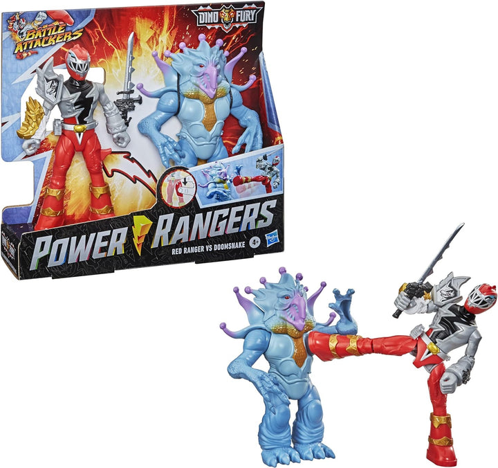 Power Rangers F3064 Battle Attacker Monster, 2er-Pack, bunt