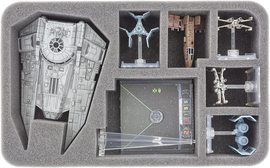 Feldherr MEDIUM Tasche Star Wars X-Wing Imperium/Decimator, Lambda Fähre, 25 Schiffe