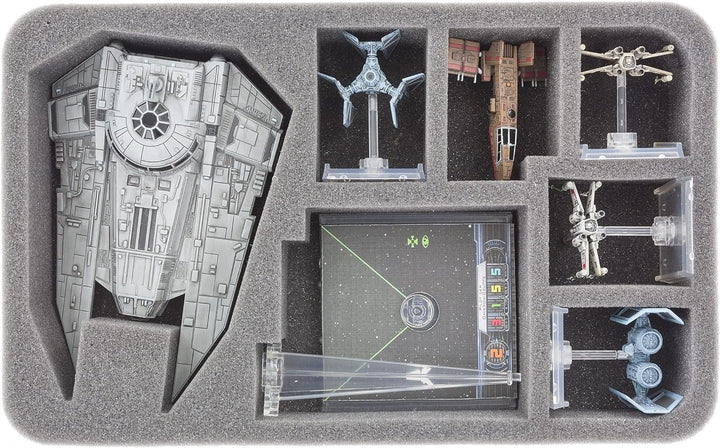Feldherr MEDIUM Tasche Star Wars X-Wing Imperium/Decimator, Lambda Fähre, 25 Schiffe