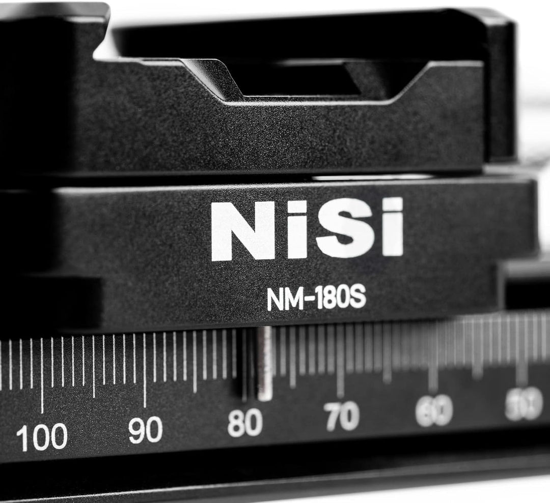 NiSi NM180 Makro Fokussierschiene - 360° Rotierbar Stabiler Makroschlitten/Makro Einstellschlitten/M