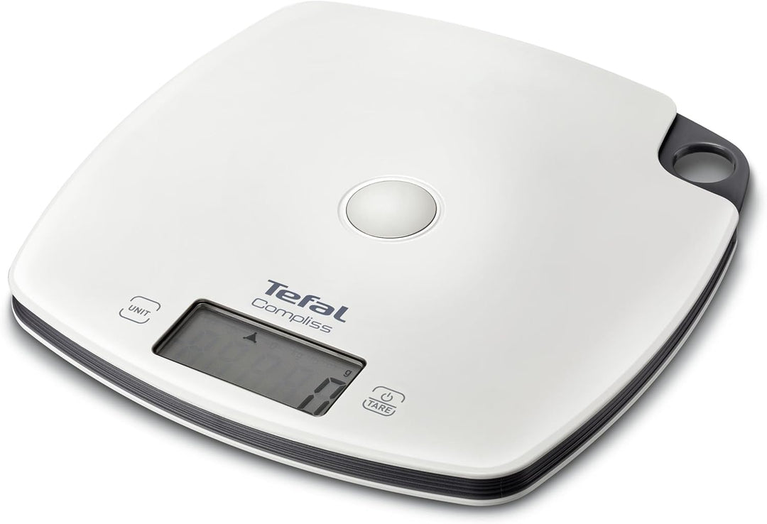 Tefal Küchenwaage, komplett, Präzision, 5 kg/1 g, Tara-Funktion, Weiss, BC1000V0