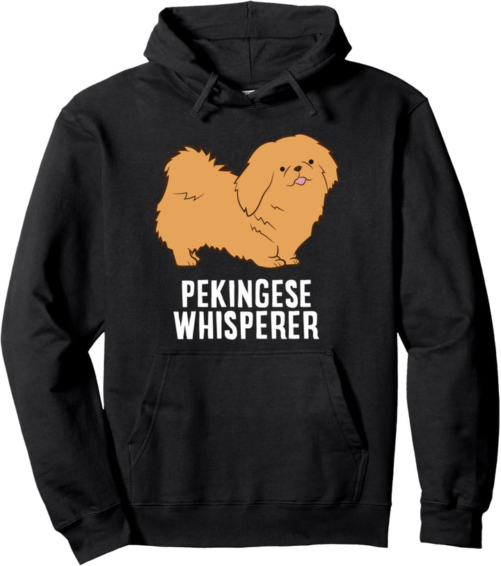 Pekingese Whisperer Lustiges Pekingese Hundebesitzer Geschenk Pullover Hoodie