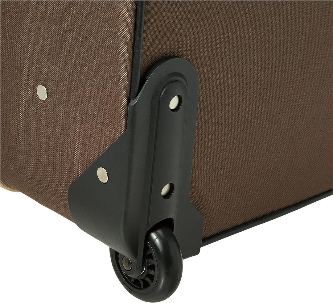 Rockland Fashion Softside Gepäck-Set, aufrecht stehend, braun, Einheitsgrösse, Fashion Softside Gepä