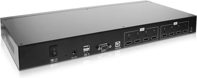 InLine 57830I HDMI 4x4 Multi View Matrix / Videowand Switch, 4 Eingänge auf 4 Ausgänge, FullHD