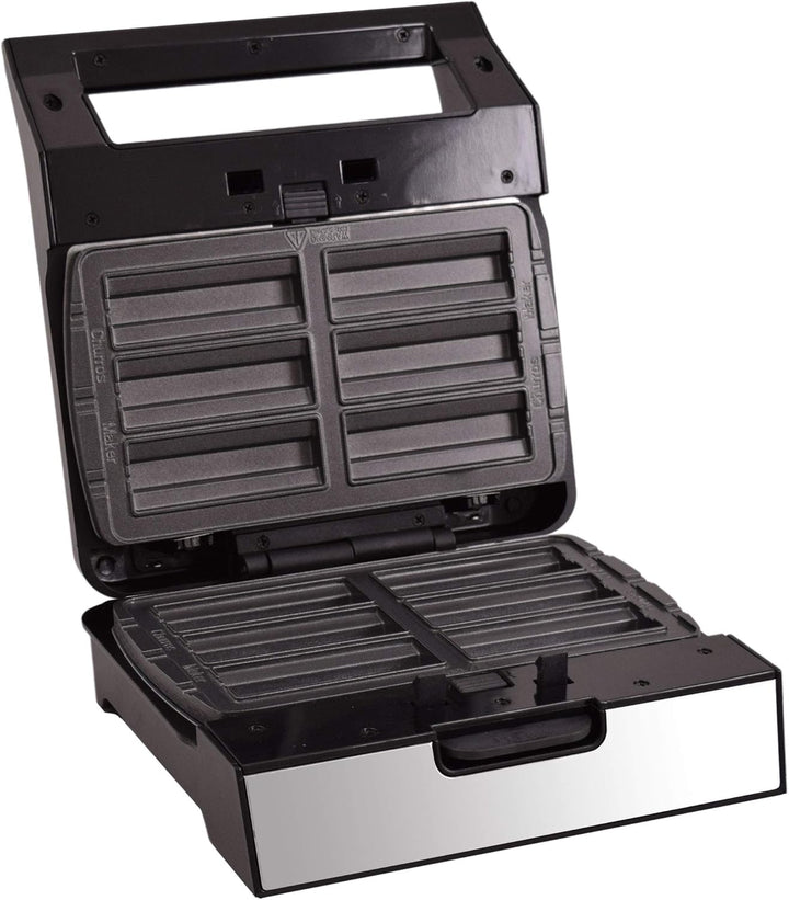 Syntrox Germany Krapfen Maker Churros Maker MM-1400W Churros mit herausnehmbaren Backplatten