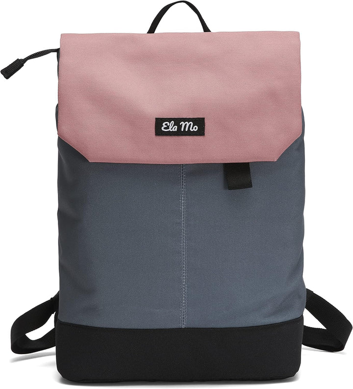 Ela Mo Rucksack Damen - Schön u. Durchdacht - Daypack mit Laptopfach & Anti Diebstahl Tasche für Aus