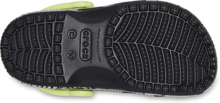 Crocs Baya Clog K Unisex Kinder Clog 19/20 EU Tropical Black Print, 19/20 EU Tropical Black Print