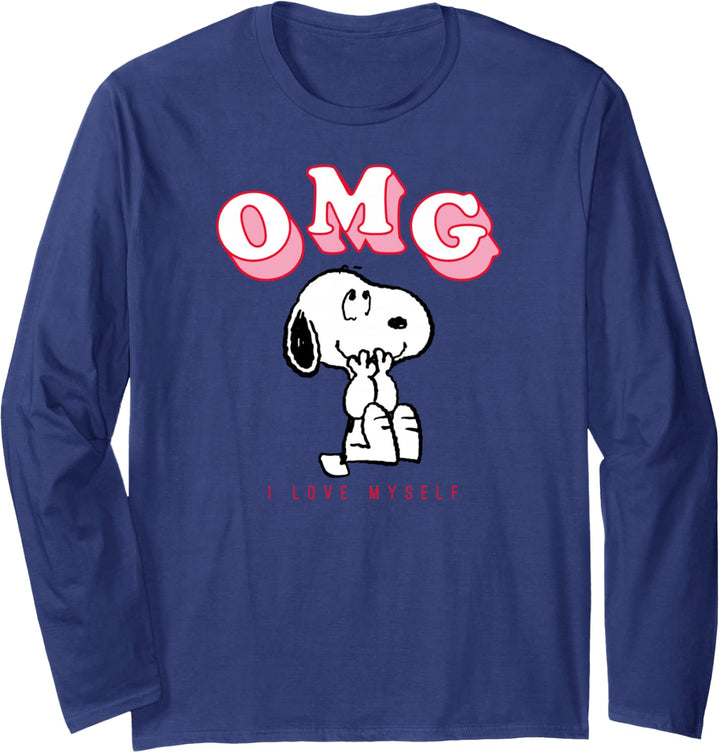 Peanuts Valentine Oh mein Gott OMG Langarmshirt