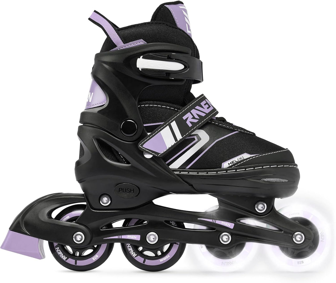 RAVEN Verstellbare 4in1 Inlineskates-Schlittschuhe-Rollschuhe-Triskates Helixi 34-37 (21cm-23,5cm) H