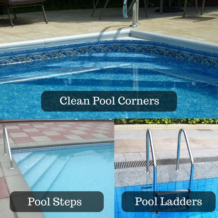 Aquatix Pro Heavy Duty Pool Bürste Premium Aluminium Schwimmbad Reinigungsbürste von mit Edelstahl B