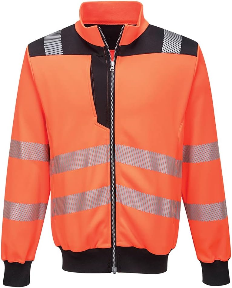 Portwest PW370 PW3 Hi-Vis Sweatshirt (Orange/Black, Large) L Orange/Schwarz, L Orange/Schwarz