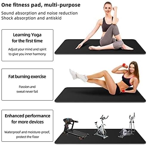 Extra Lang Yogamatte 214x76x0.6cm, Yoga Matte,rutschfest, Pilates-Gymnastikmatte, Sportmatte Fitness