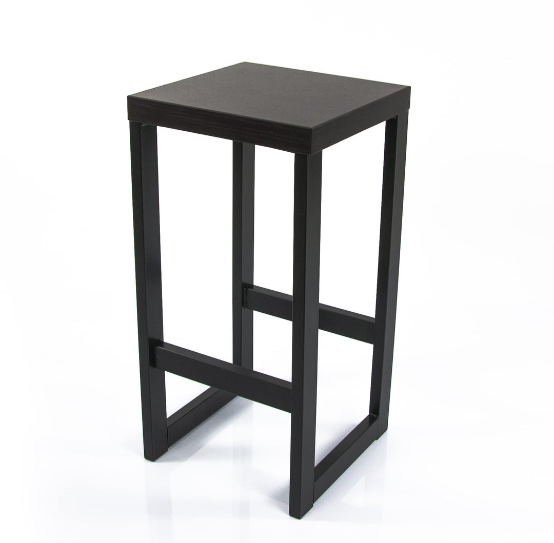 Magnetic Mobel Barhocker Barstuhl Tresenhocker Bistrohocker Designer Stahl Schwarz (Venge, 60 cm) Ve