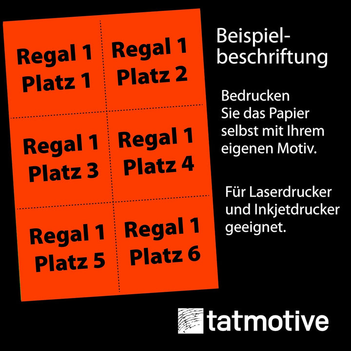 Neonpapier Extrem Grell NEON Rot 1000 Blatt DIN A4, 80 g/qm Briefpapier, Leuchtpapier Party Deko Bas