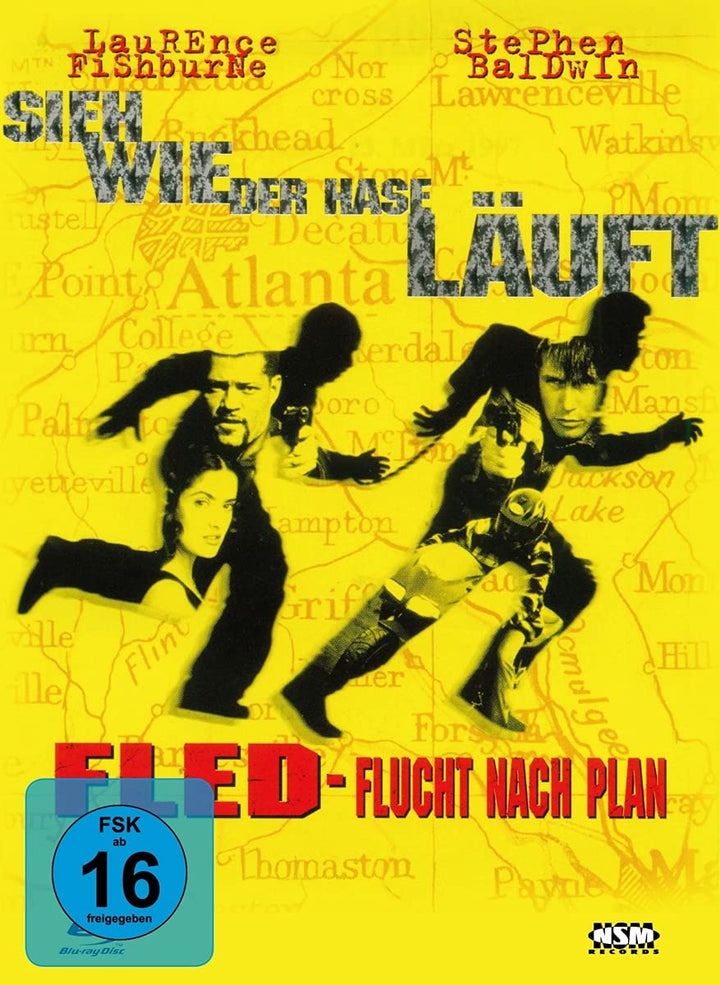 Fled - Flucht nach Plan [Blu-Ray+DVD] - uncut - auf 444 limitiertes Mediabook Cover A, DVD