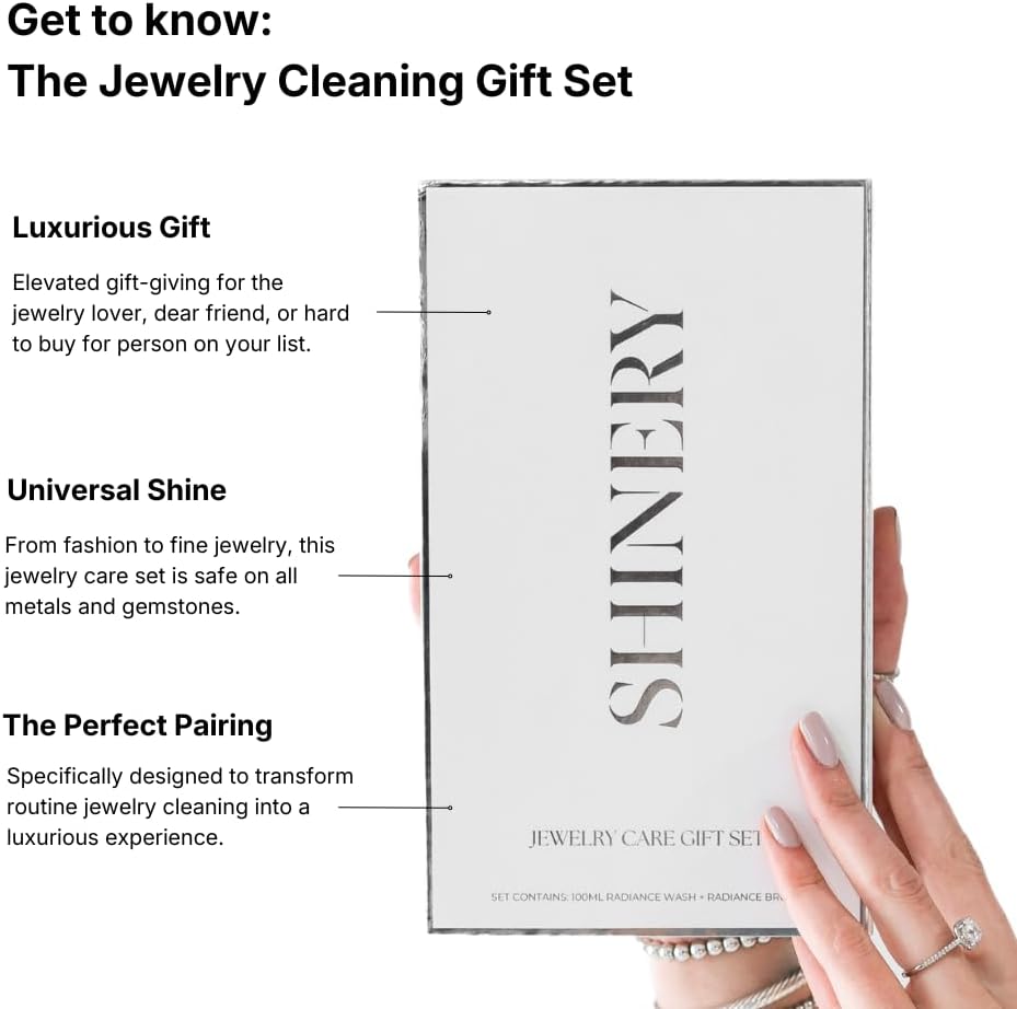 Shinery RWBDuo Schmuckreinigungs-und Pflegeprodukte, Synthetisch, weiss, 2 Geschenkset Duo, Geschenk