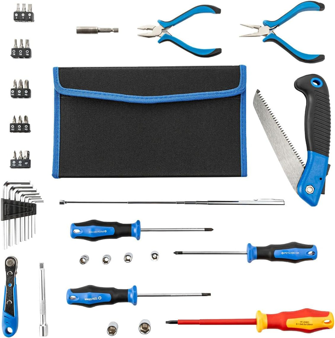 BRAST Adventskalender | Werkzeug-Set | für Heimwerker & Bastler | inkl. Werkzeugtasche | sauber vera