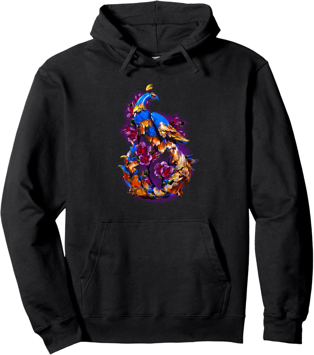 Verziertes japanisches Phoenix Pullover Hoodie