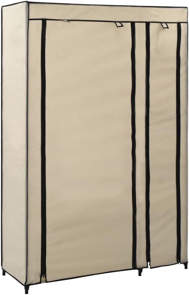 Susany Kleiderschrank Stoffkleiderschrank Faltschrank Wäscheschrank Abmessungen: 110 x 45 x 175 cm (