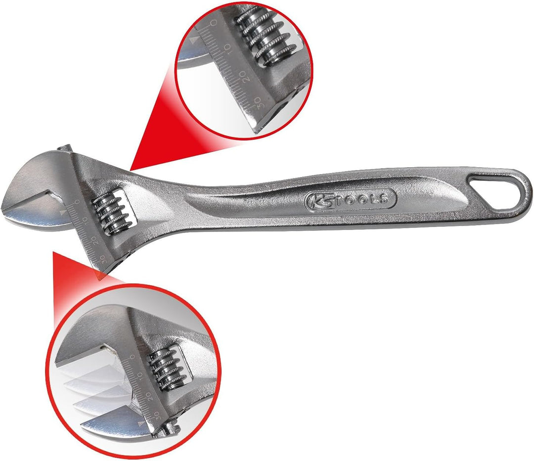 KS Tools 577.0450 CLASSIC Rollgabelschlüssel, verstellbar, 53mm