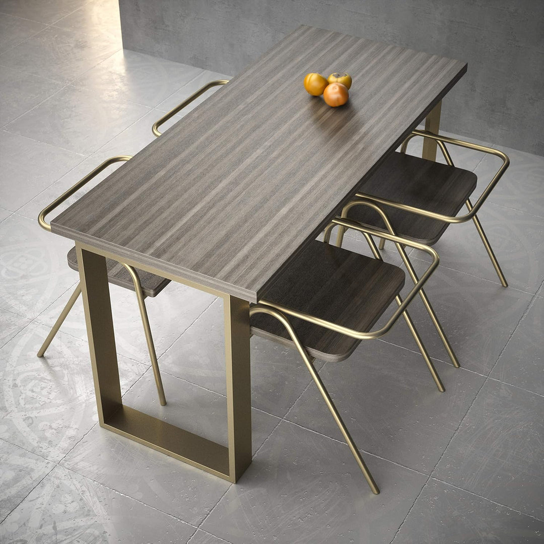 sossai® XXL Stahl Tischkufen TKK3 | Rahmenprofil: 100 mm x 20 mm | Breite 60 cm x Höhe 72 cm | Farbe